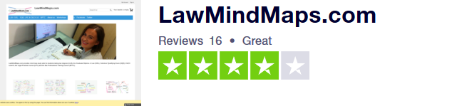 LawMindMaps is rated Great for law degrees LLB BPTC LPC CILEX GDL SQE 